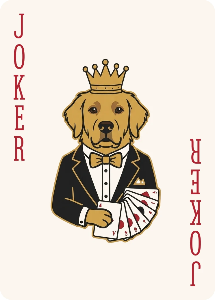 Joker♥ from the Pet deck Pet Aristocratic
