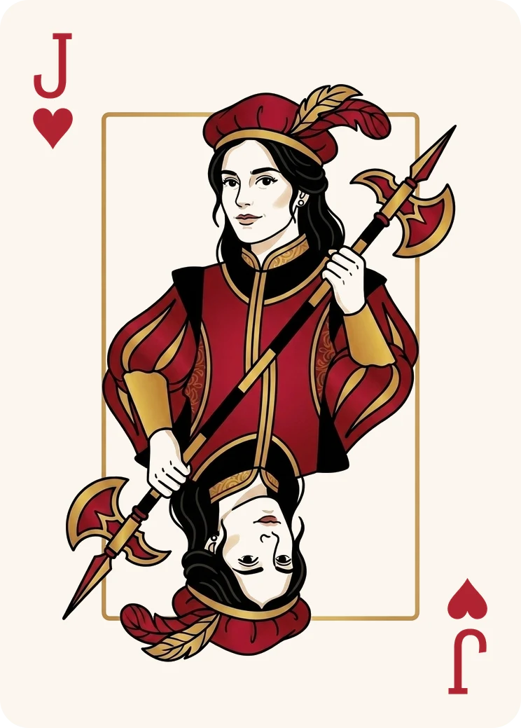 J♥ in the Gilded style
