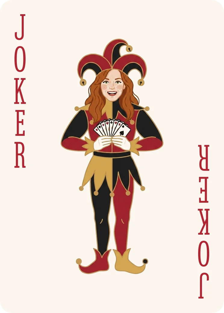 Joker in the Gilded style