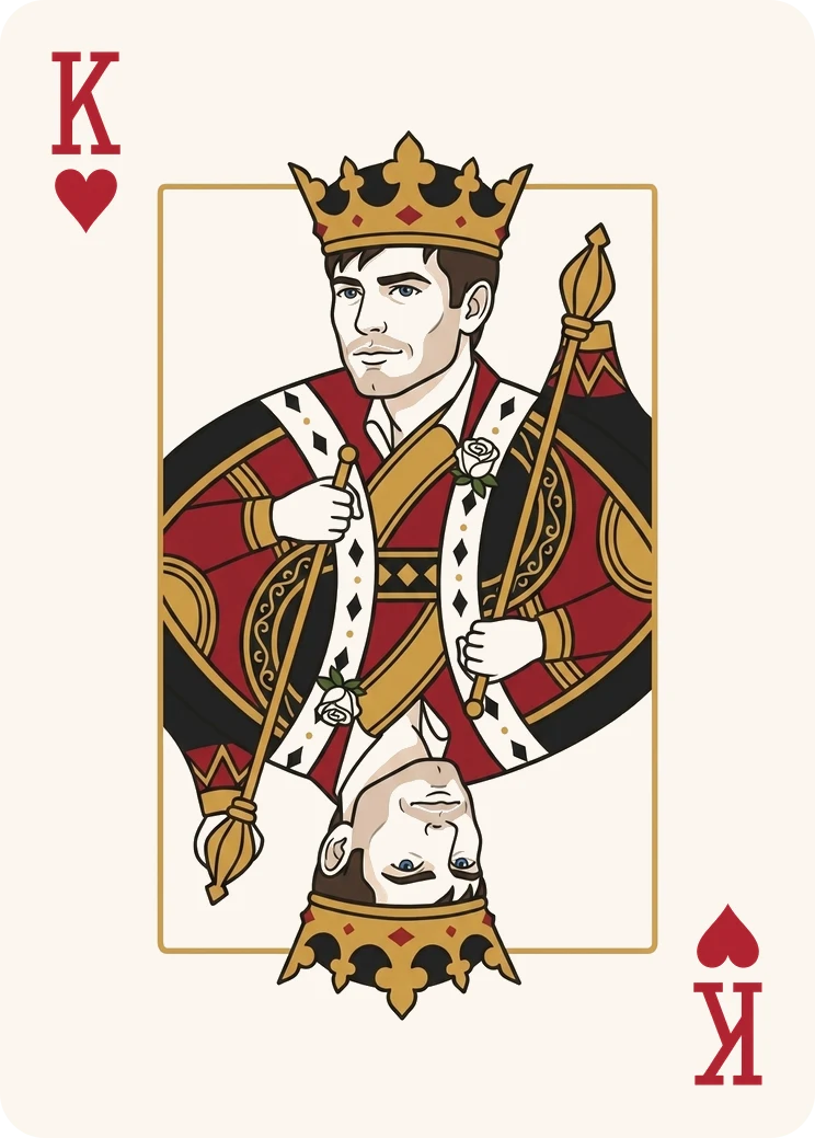 K♥ in the Gilded style