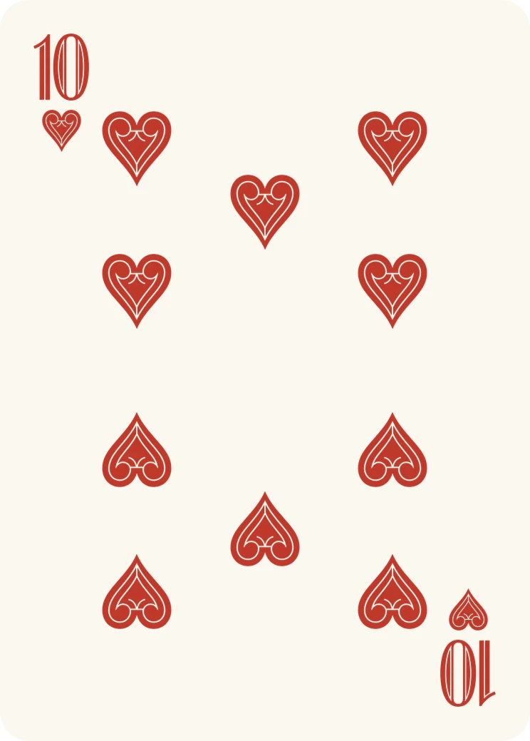 10♥ in the Rubin style