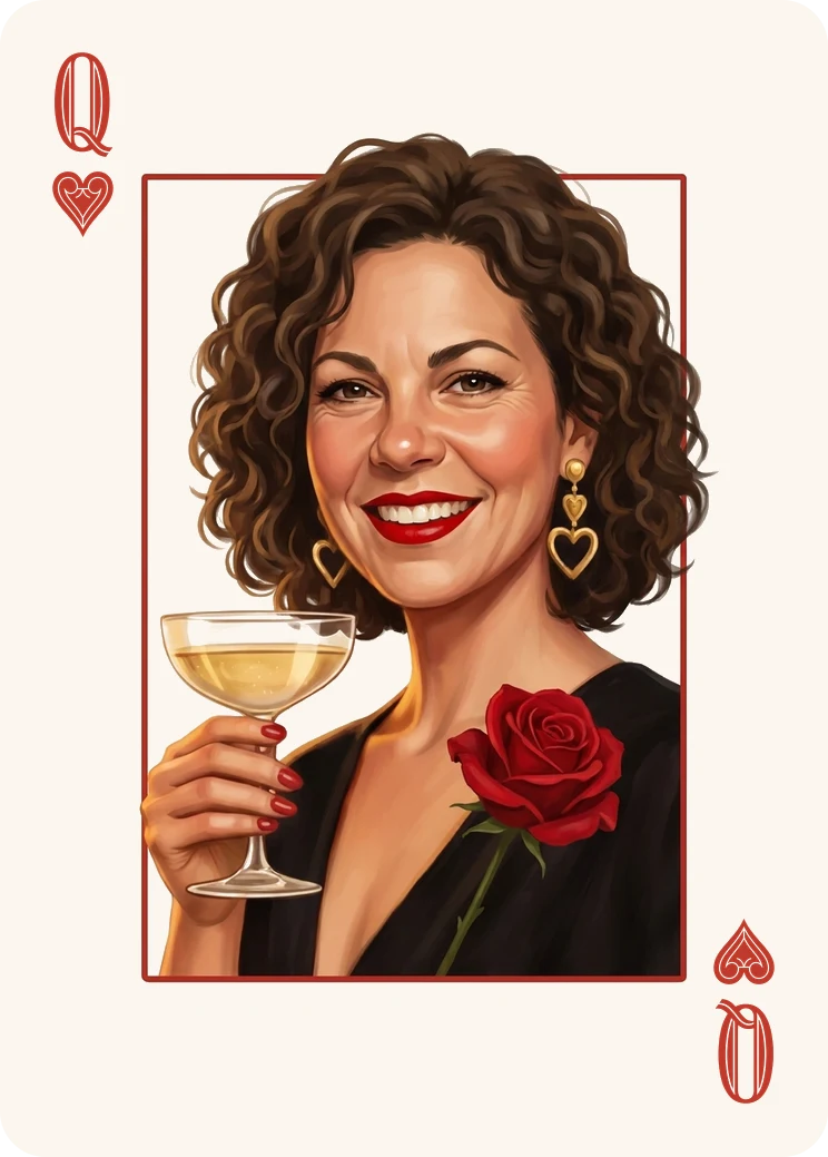 Q♥ in the Rubin style
